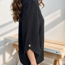 (Compre 1 e Leve 2) Blusinha Eliza com Tecido Texturizado de Linho com Popelina