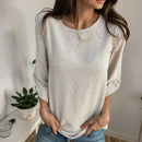 (Compre 1 e Leve 2) Blusinha Eliza com Tecido Texturizado de Linho com Popelina
